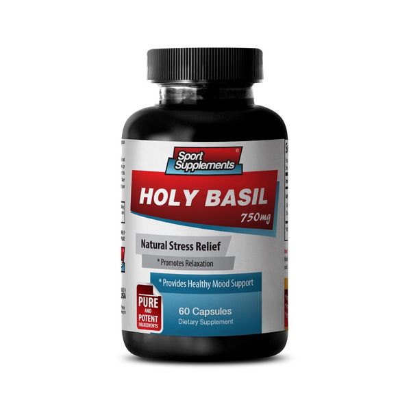 Help Brain Activity - Holy Basil Extract 745mg - Holy Basil Supplement 1B