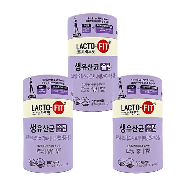 Jeongundan Lactofit delicious raw lactic acid bacteria slim 2g x 60 packs/3 bottles set