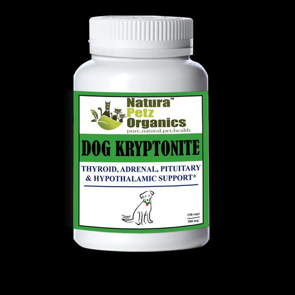 Dog And Cat Kryptonite Adrenal Thyroid Pituitary Hypothalamic DOG 500 mg 150 cap