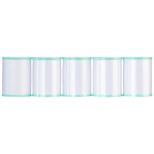 Brother 5 Pack EBTPE 90-Weight Embroidery Thread, White