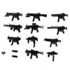 Custom Modern Combat SMG Series Weapons Pack (P5) Designed for Brick Minifigures