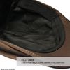 TOSKATOK Brushed Cotton Flat Cap-Black