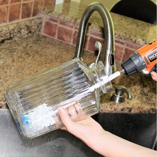 Cleaning Bottle Brush Drill Attachment Accessory - RotoScrub