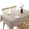 Rustic More Patterns Water Resistant PVC Tablecloth Rectangle Oil-proof Table Cloth,Khaki,120 x 180 cm