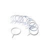 JOTEX Ringis Curtain Rings, White, No Size, 10