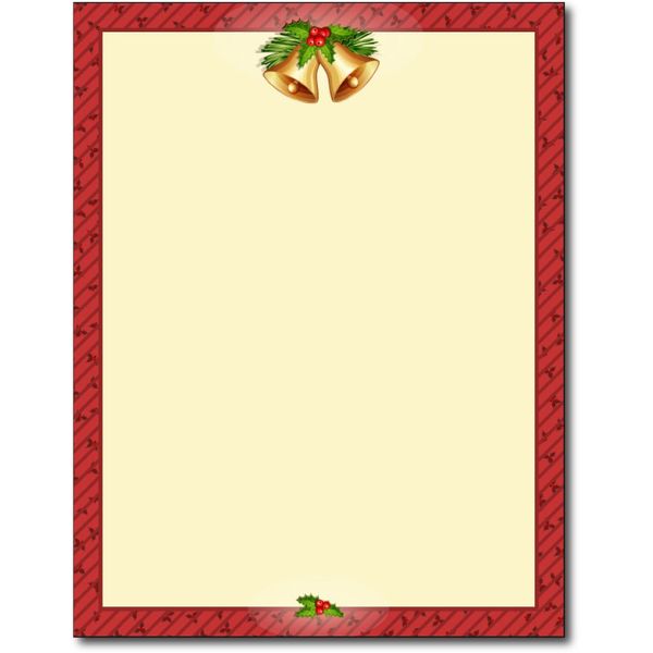 Golden Bells Holiday Paper - 80 Sheets