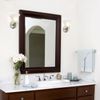 Design House 504977 Village Traditional 1-Light Indoor Dimmable Wall Sconce with Frosted Flute Glass and Twist On/Off Switch Bathroom Bedroom Hallway, 8.25"H x 5.1"W, Satin Nickel