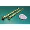 Brass #10  Phillips Flat Head Wood Screw x 3.00" Length, 10 Pcs