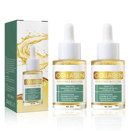 Body Oil Firming Collagen Lifting Body Oil, Collagen Lifting Body Oil, Moisturising Body Oil, Collagen Firming Body Oil, Fights Wrinkles and Saggy Skin 2 x 30 ml