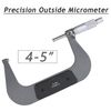 4-5" Precision Outside Micrometer 0.0001" Carbide Tipped for Precision Measurement Work