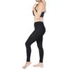 Terramed Advanced Graduated Compression Leggings Women | 20-30 mmHg Footless Microfiber Leggings Tights (Black, Medium)