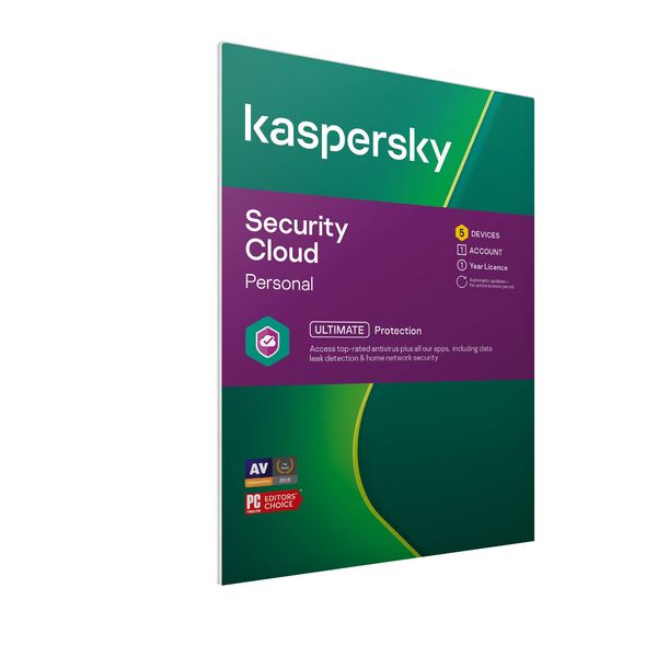 Kaspersky Security Cloud - Personal | 5 Devices | 1 Year | Antivirus, Secure VPN and Password Manager Included | PC/Mac/iOS/Android | UK Activation Code by Post