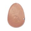 Kawasawa File Heel File Shiny Leather Case Leather Brown