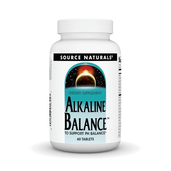 Source Naturals Alkaline Balance, to Support PH Balance*, 60 Tablets