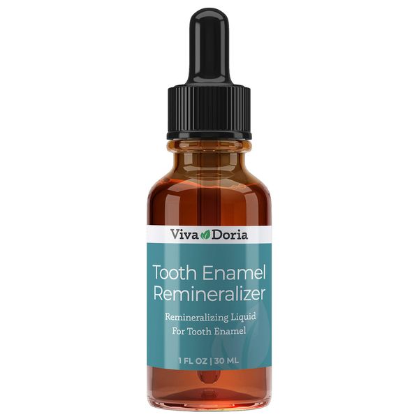 Viva Doria Tooth Enamel Remineralizing Liquid, Protects Tooth Enamel and Helps Keep Gum Healthy 1 fl oz