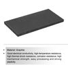 sourcing map Graphite Block Ingot Rectangle Graphite Electrode Plate Board 200x100x0.4mm for Melting Casting, Electrolysis Electroplating