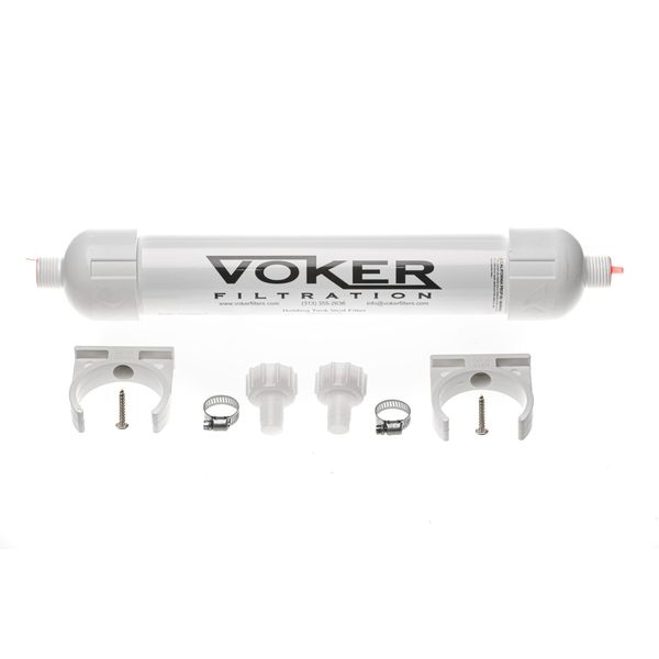 Voker Holding Tank Vent Filter New Installation Kit (5/8") - Made In The USA