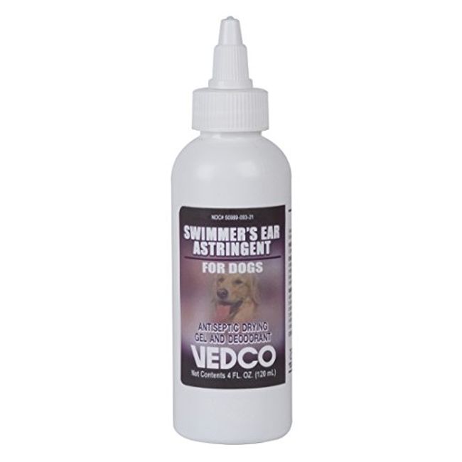 Vedco Pet Swimmer's Ear Astringent for Dogs 4 oz