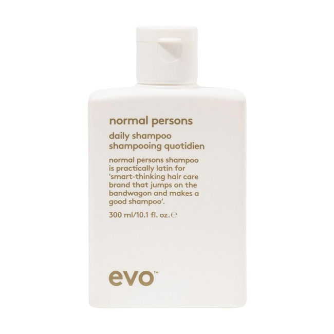 EVO Normal Persons Daily Care Shampoo - Deeply Cleanses, Removes Product Build-Up & Strengthens All Hair Types - 300ml / 10.1fl.oz