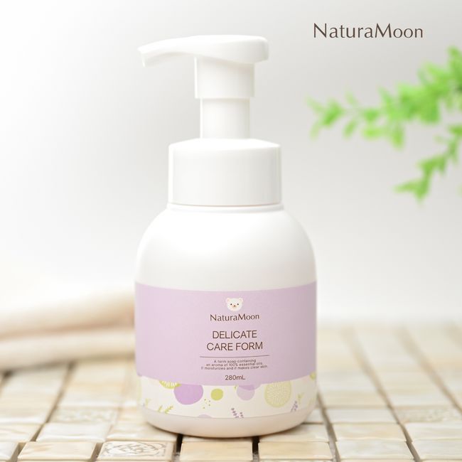 <br> Natura Moon Delicate Care Foam 280ml<br> NaturaMoon Delicate Zone Soap Moisturizing Darkening Feminine Soap Femtech Body Wash Weakly Acidic Made in Japan Additive-Free Feminine Wash Body Wash