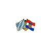 Flaggenfritze® Friendship Pin Bavaria - Croatia