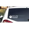 Pup Fiction Passenger CAR VAN DECAL STICKER