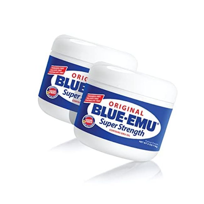 Blue Emu Muscle and Joint Deep Soothing Original Analgesic Cream, 2 Pack, 4oz