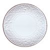 Elegant and Modern Stoneware Scroll Dinnerware Set for Parties - White, 16 Piece