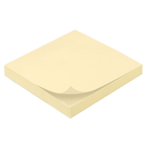 Reusable Notepad 100 Sheets 75mm x 75mm, yellow