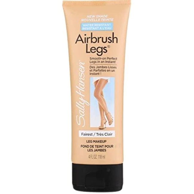 Sally Hansen Airbrush Legs, Leg Makeup Lotion, Fairest 4 Oz, Pack of 2 (Packaging may vary)