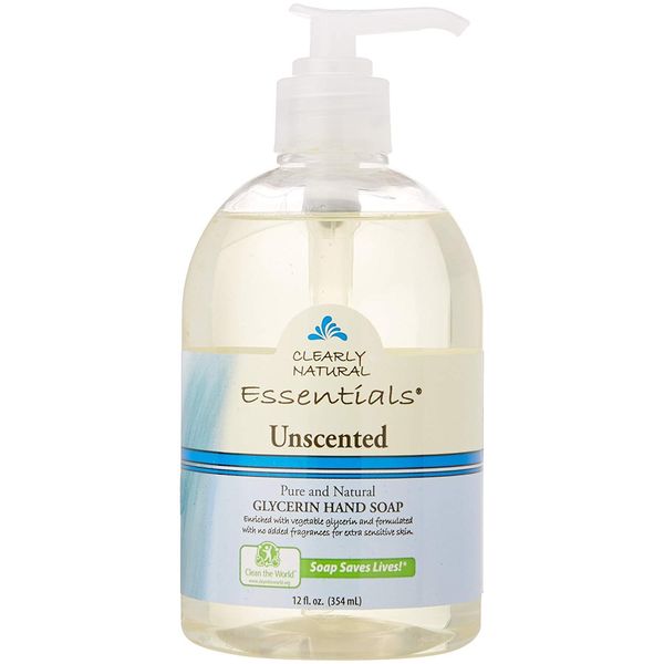 Clearly Natural Unscented Liquid Soap, 12 Ounce - 6 per case.6