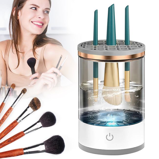 Cosmetic Brush Cleaning Tool Automatic Electric Makeup Brushes Cleaner Machine