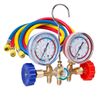 HVAC A/C Aircondition Pressure Gauge Manifold Kit Tools Charging Service