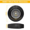 Showingo 0G8651 Wheel Plastic 9.5" Diameter Compatible With Generac Portable Generators