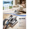 UMAY Under Desk Elliptical Eclipse Leg Exerciser Electric as seen on TV | Foot Pedal Peddler Seated Exercise Machine for Seniors 12 Level Speeds Manual Auto Mode with Remote for Home Office