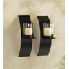 Wall Mounted Modern Sconce CANDLE Holder Set ** NIB