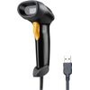 Eyoyo Barcode Reader, QR Code Reader, USB, Wired, 2D Barcode Scanner, Handy Scanner, 1D Code Reader, Jan Code Scanner, 1D 2D QR LCD Display, Barcode Editing Function, Automatic - Manual Scanning,