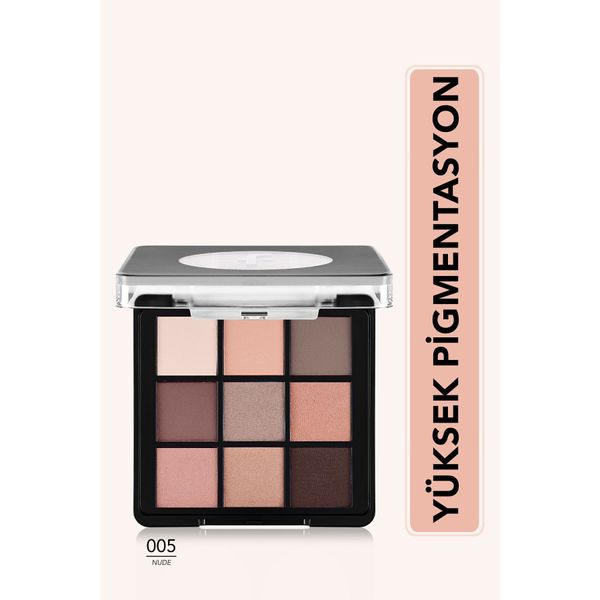 Mat & Işıltılı Kremsi Far Paleti - Eye Shadow Palette - 005 Nude Dude- 8682536048477