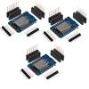 AZDelivery 3 x D1 Mini NodeMcu with ESP8266-12F with USB-C Connection WLAN Module CH340G Lua Compatible with Arduino Includes E-Book