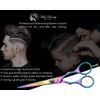 Glamified, Professional Hair Cutting Scissors, Barber Scissor, Hairdressing Scissors, Titanium Rainbow - 6.5 inch