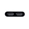 i-tec USB-C to Dual Display Port Video Adapter, 2x Display Port 4K Ultra HD, compatible with Thunderbolt 3 for, Mac OS only for one Display