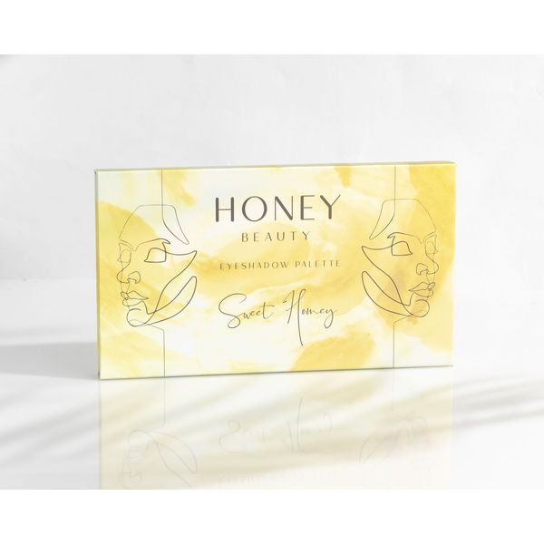 HONEY BEAUTY Sweet Honey Eyeshadow Palette (18 Shades) 19.7 g