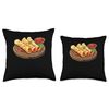 Taquitos In A Rustic Setting Throw Pillow