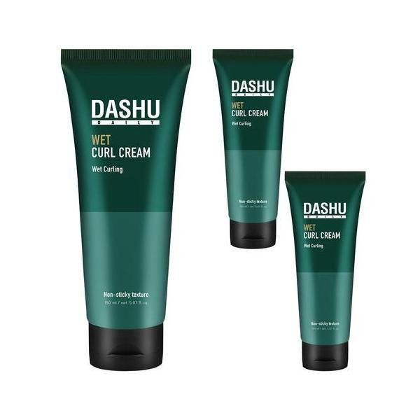 Dashu Daily Wet Hair Curl Cream Men&#39;s Wet Hair Styling 150ml 3pcs