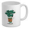 Shopagift Crazy Cappuccino Guy Mug Coffee Drink White 11oz Large Ceramic Cup