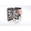 Kleiber Button Print Sewing Kit, Metal, Blue, 12 x 7 x 3 cm