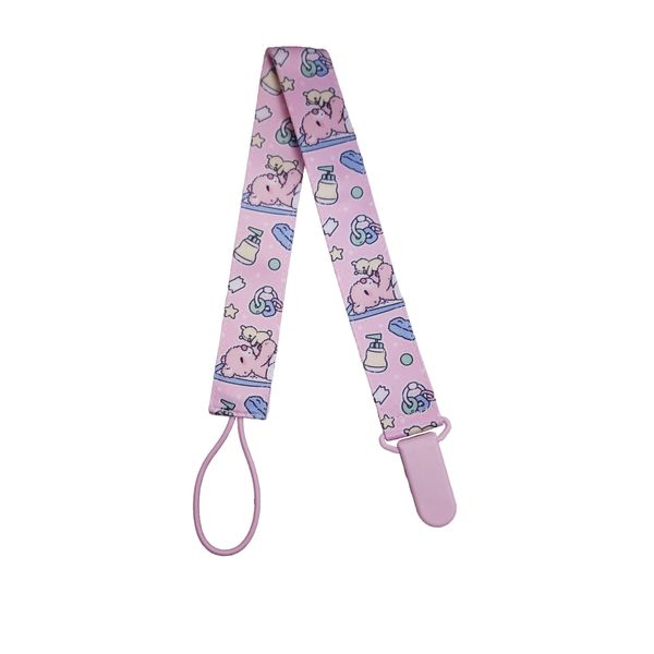 ODU Adult Pacifier Clip - Changing Time - Pink