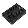 SubZero 2 Channel Desktop Mini DJ Mixer with Crossfader & Mic Input