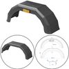 ProPlus 1 x mudguard plastic trailer 10 inch mudguard 620 x 238 x 172