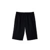 Natural Smile MP6406 Old Half Pants, Black, L